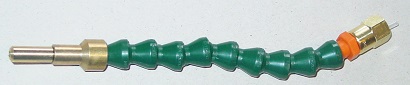 Flexible coaxial nozzle