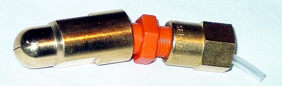 Short flat jet nozzle